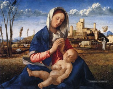  giovanni tableaux - La vierge et l’enfant Renaissance Giovanni Bellini